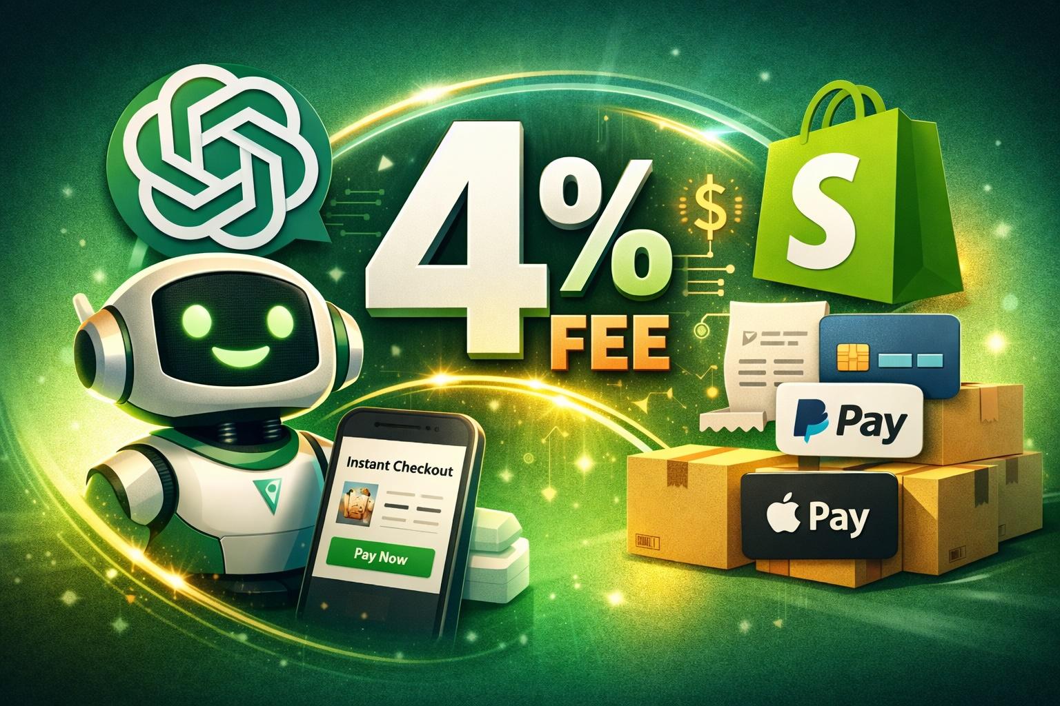 Shopify ChatGPT Checkout Payments Explained: Who Handles the Money and What the 4% Fee Really Is