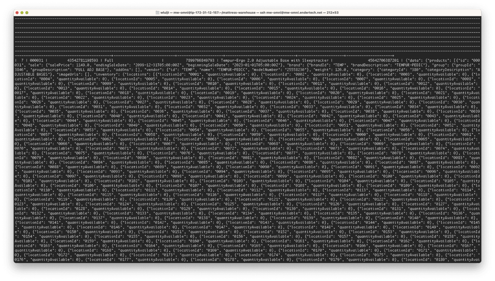 Image of MySQL Command Line Formatting Tips being programmed within MySQL.