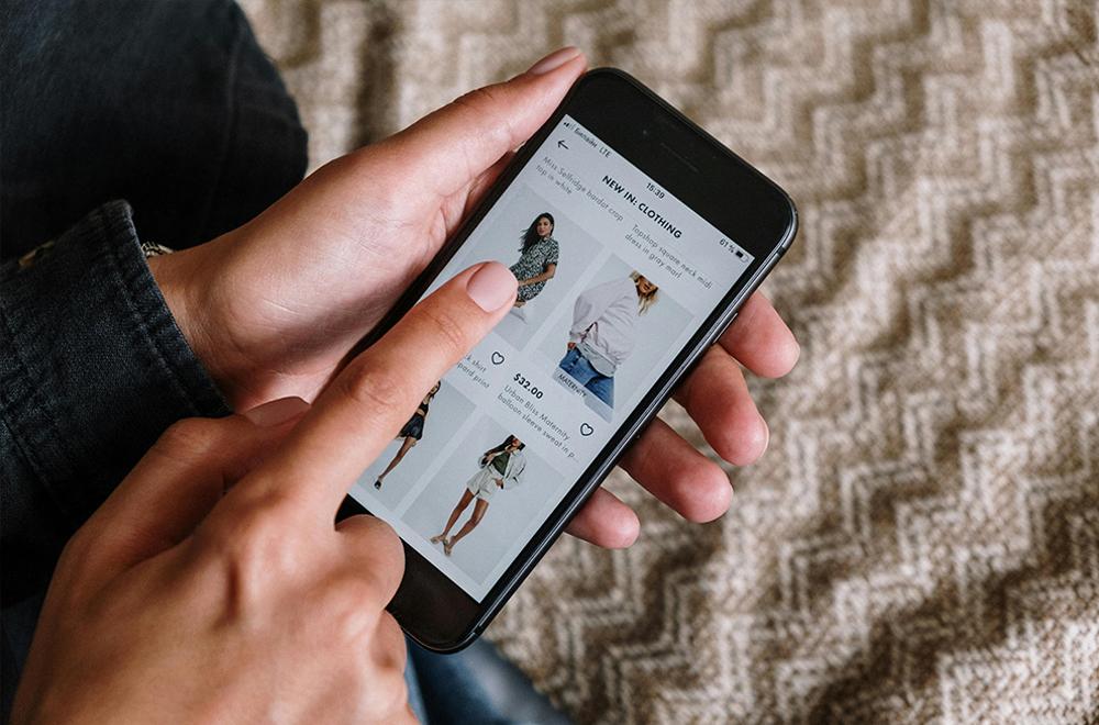 Photograph of a laptop showing performance marketing analytics.