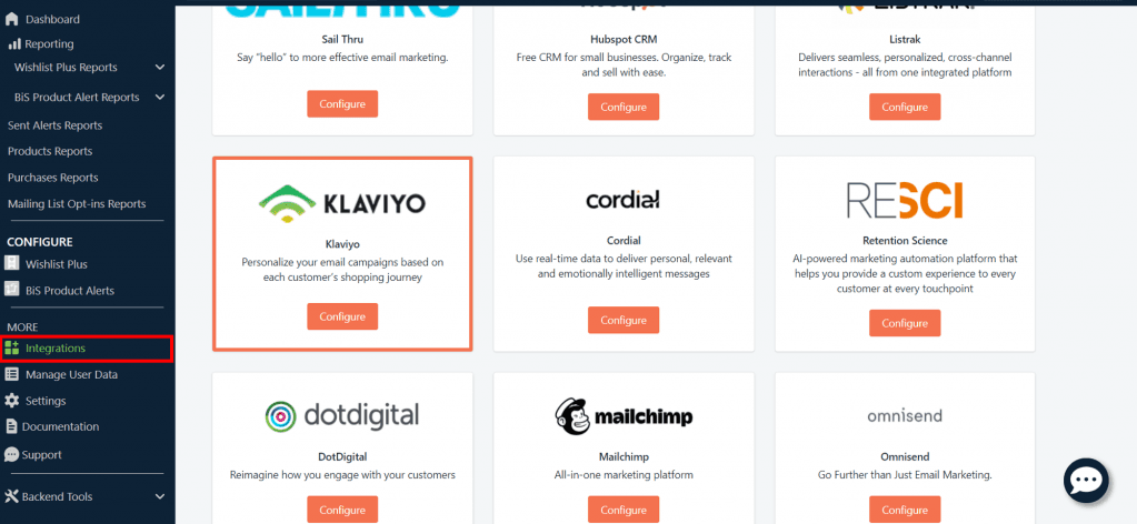 An image showing how Klaviyo integrates with a headless e-commerce platform.