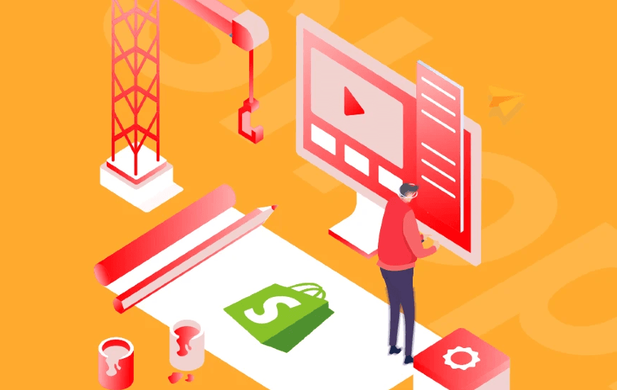 An image illustrating a headless Shopify store with multiple tools and functionalities.